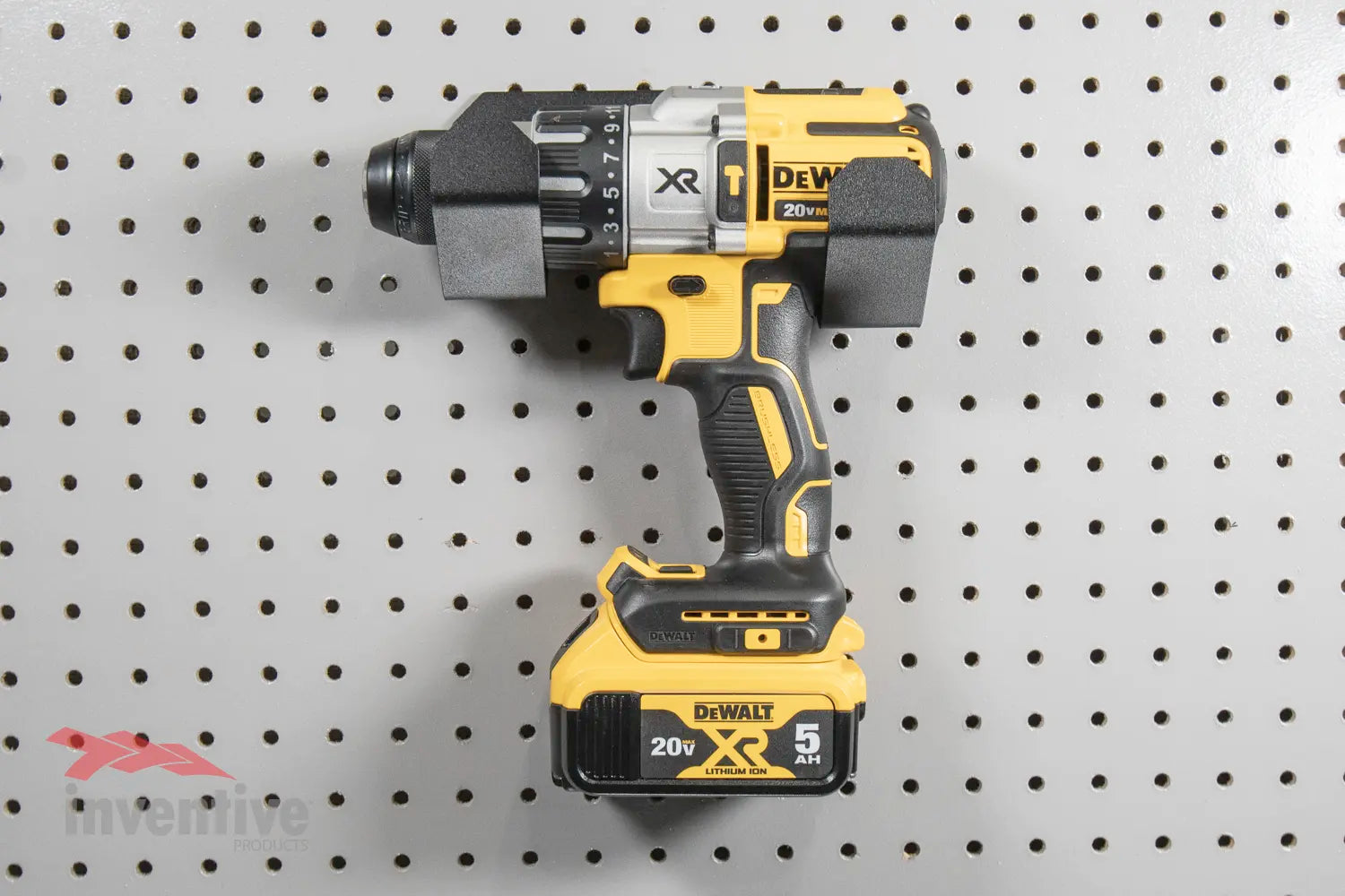 drill storage wall mount pegboard