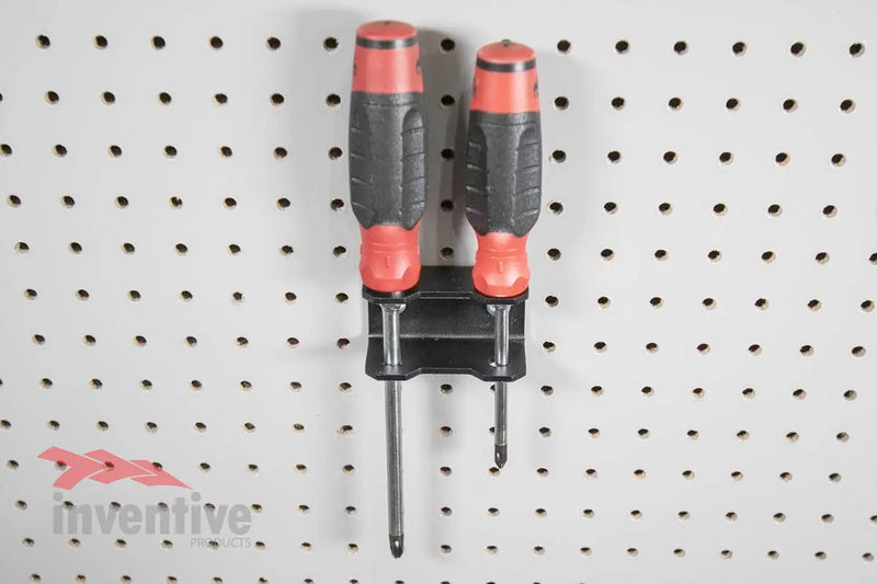 Load image into Gallery viewer, garage organization pegboard screwdriver holder
