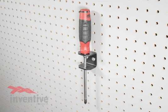 garage organization pegboard screwdriver