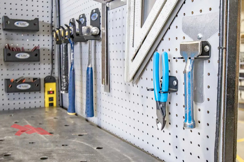 Load image into Gallery viewer, garage organization solutions pegboard wall
