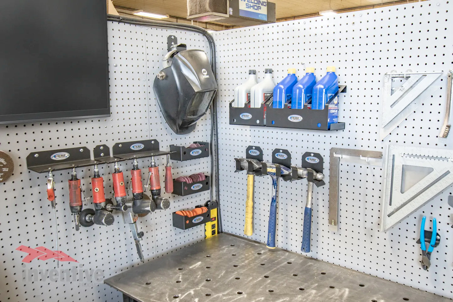 garage shop oil storage racks
