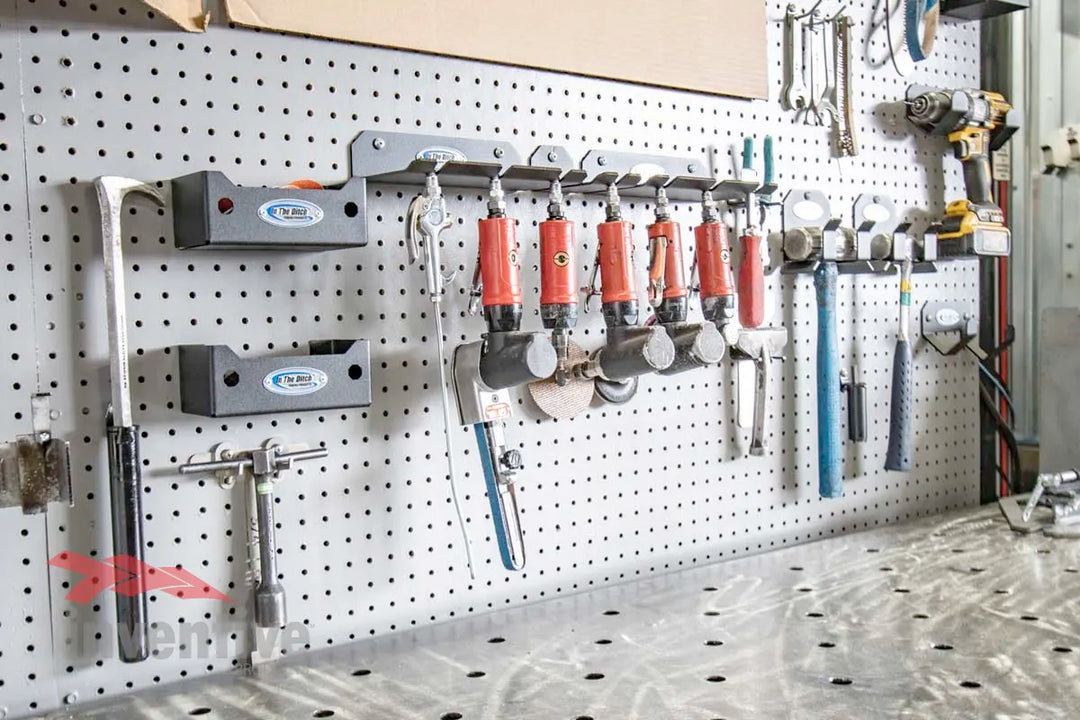 garage storage pneumatic air tools