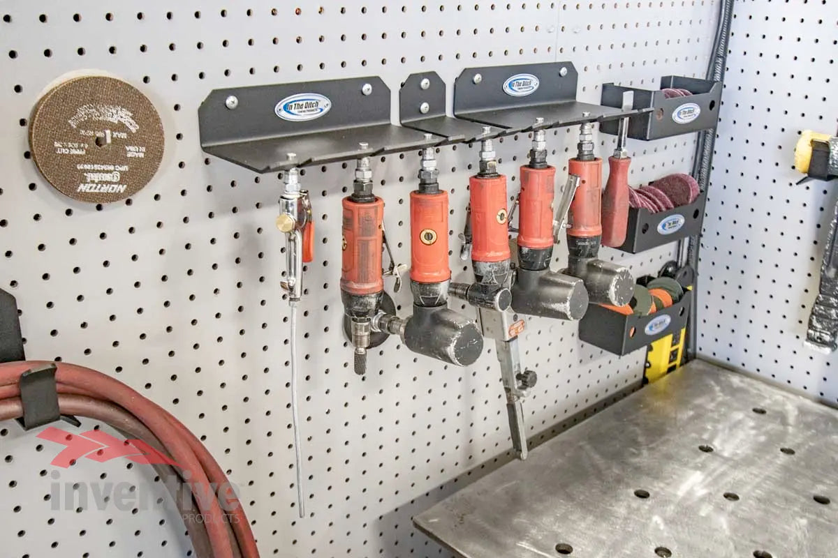 garage storage pegboard wall