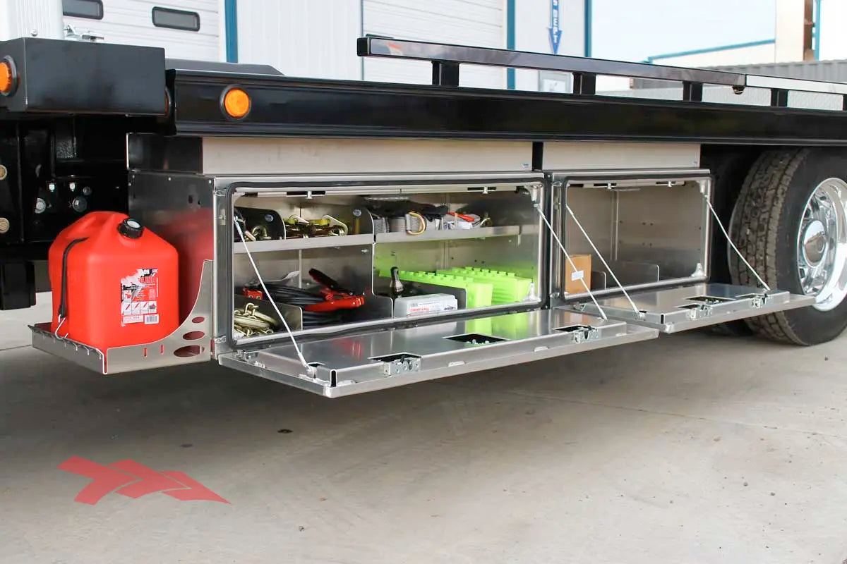 gas can mount on tow truck