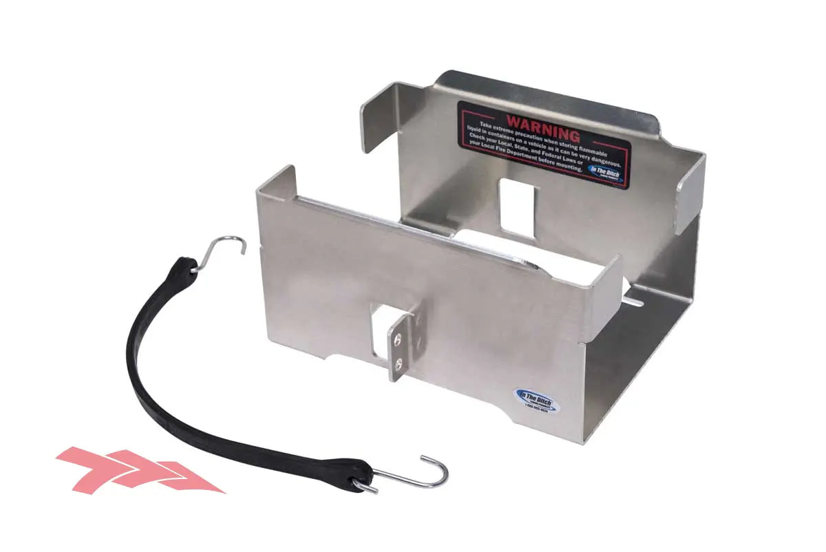 gas can mount with bungee cord