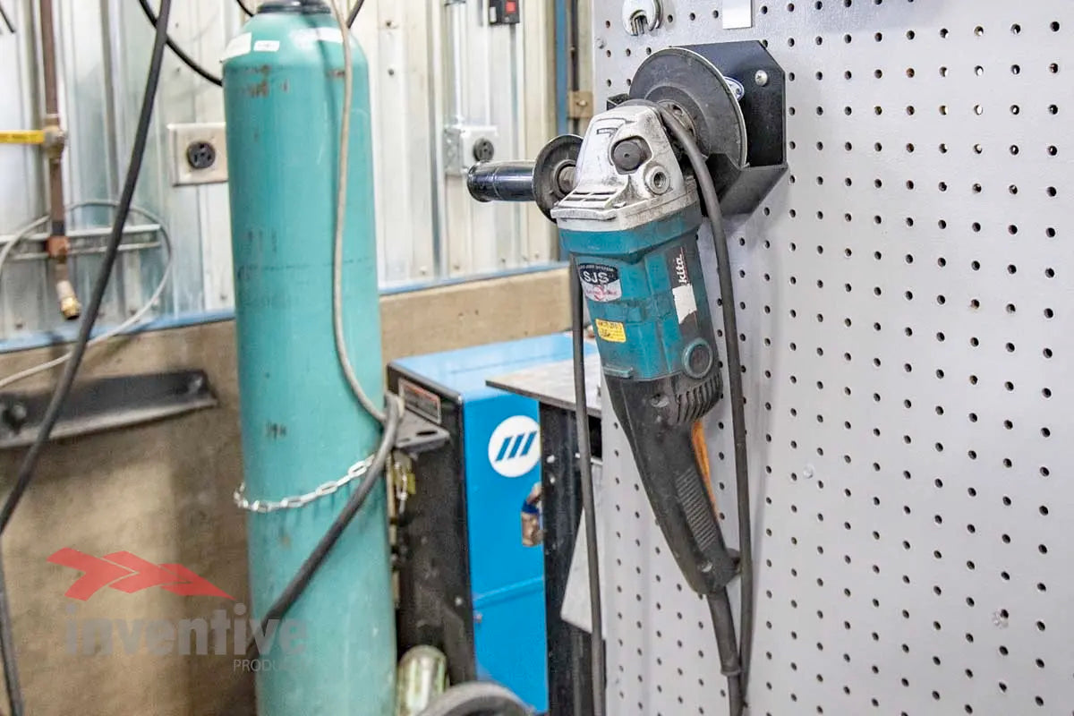 grinder buffer holder pegboard