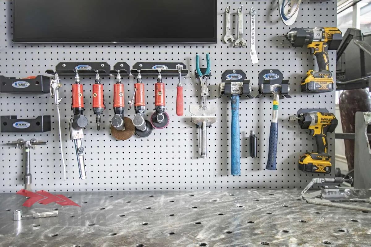 hammer pegboard wall storage