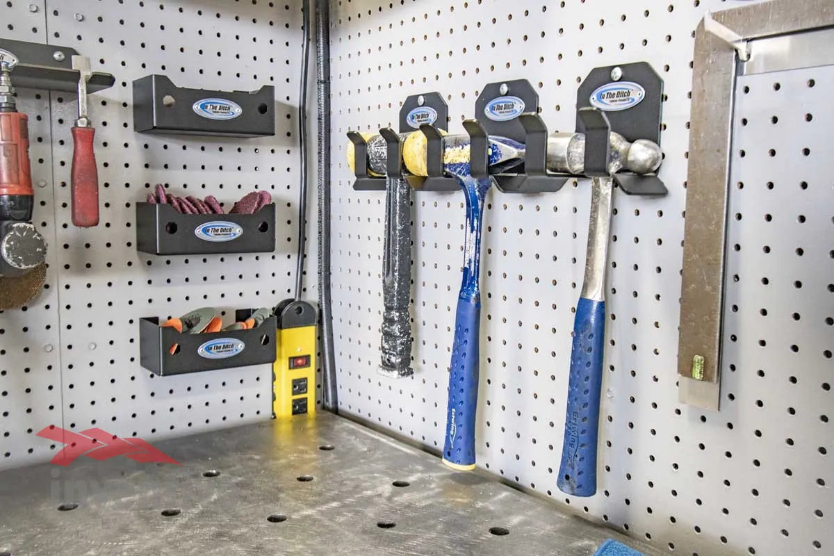 hammer storage pegboard holder