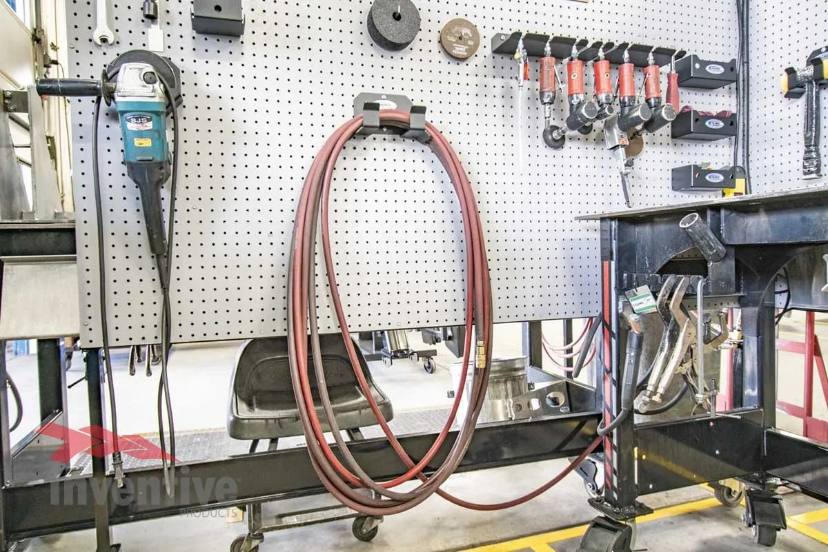 hose storage for garage organization