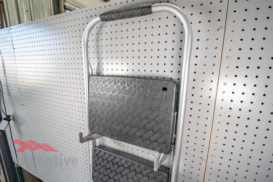 ladder hook pegboard storage rack