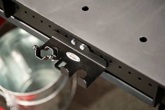 multiple mounting holes to reposition plier mount