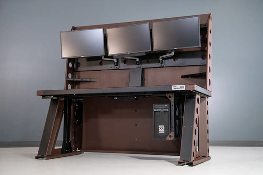Powerlift™ Office Desk Single Arm Wall Mounted Monitor Mount
