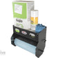 paper towel rack with shelf