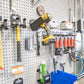 pegbard storage wall mount garage organization