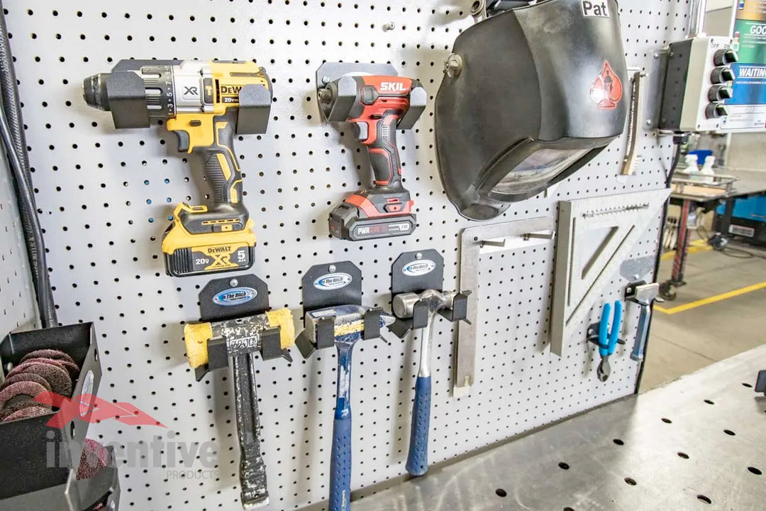 Drill holder pegboard sale