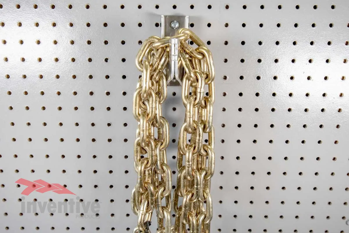 pegboard heavy duty hook holds chain