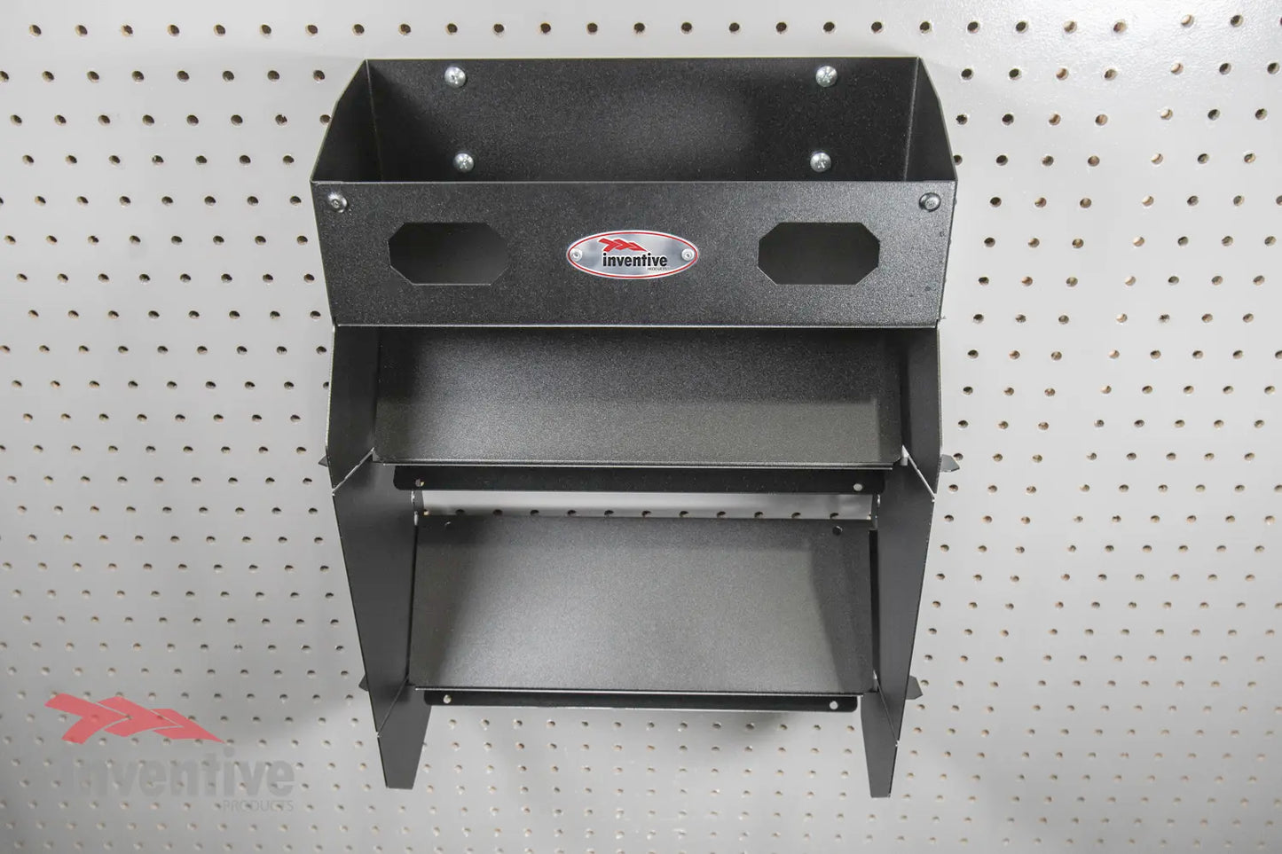 pegboard paper towel holder