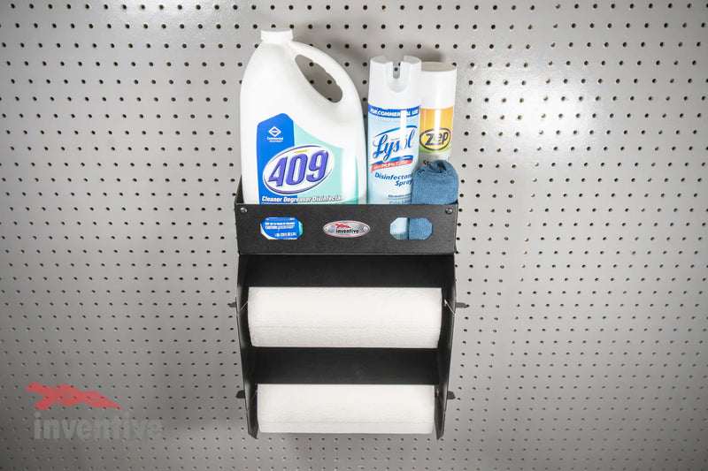 Load image into Gallery viewer, pegboard paper towel pegboard storage
