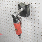 pegboard right angle grinder storage