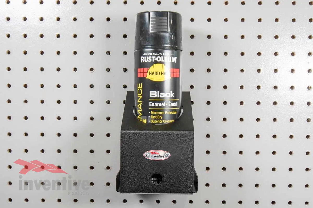 pegboard spray can storage