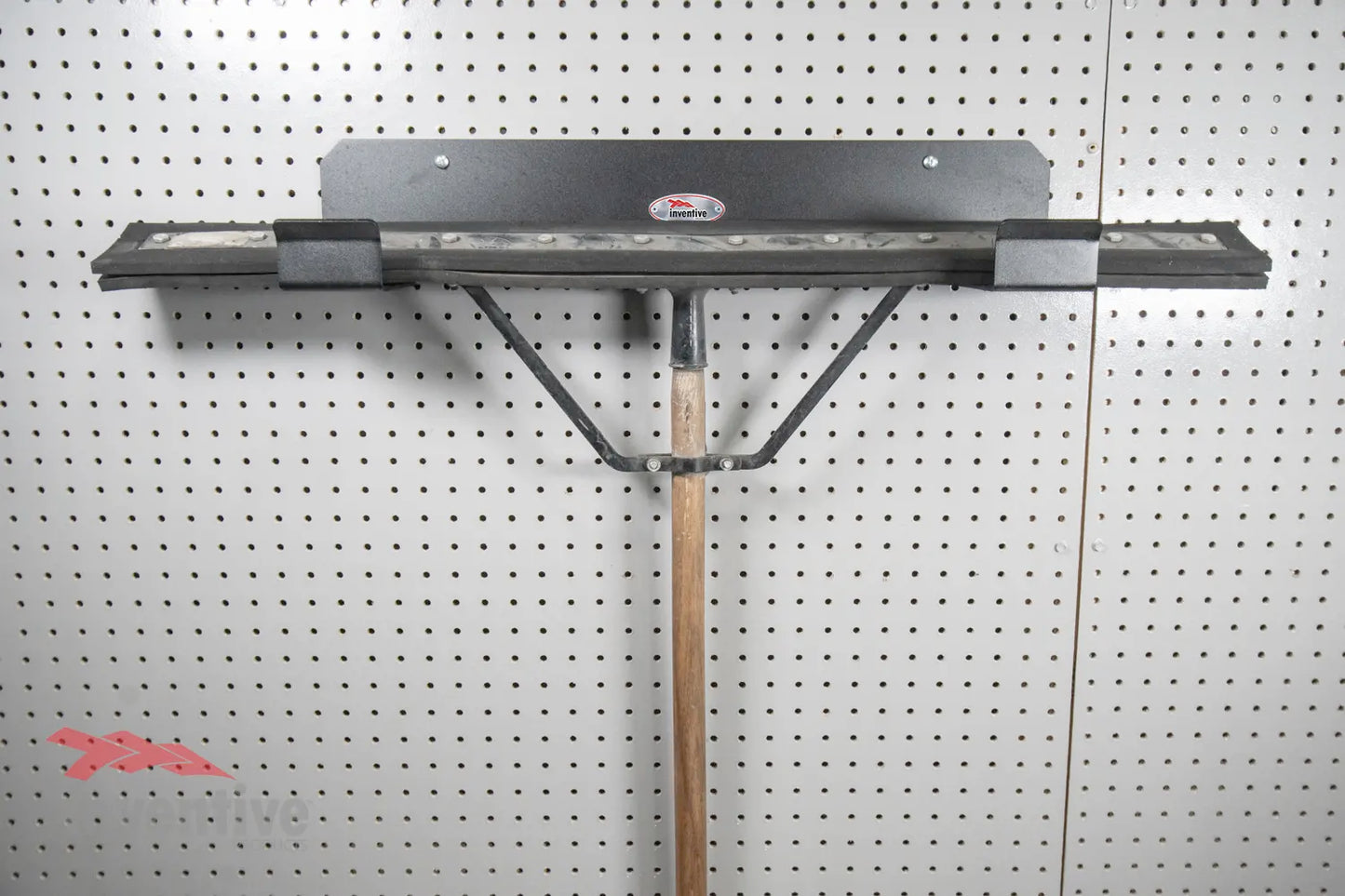 pegboard storage for big brooms