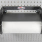 pegboard storage garage paper towel rack