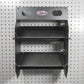pegboard storage rack paper towel holder