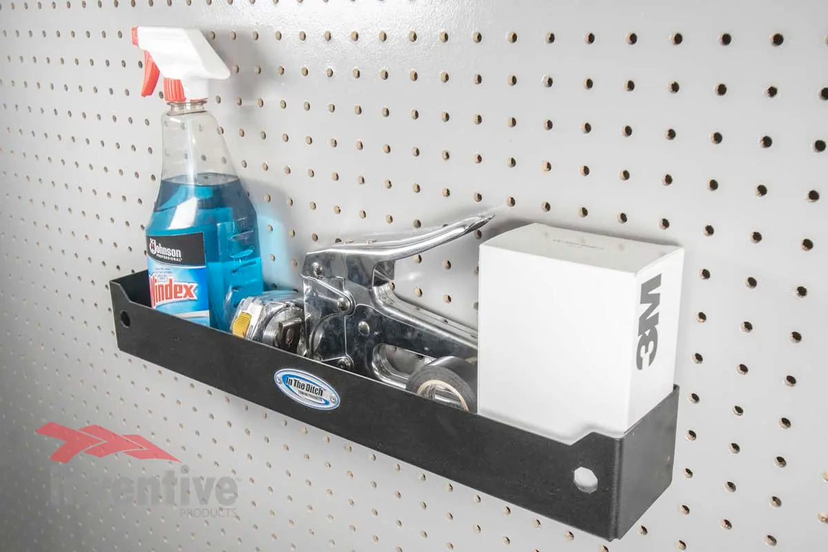 pegboard storage trays shop supplies