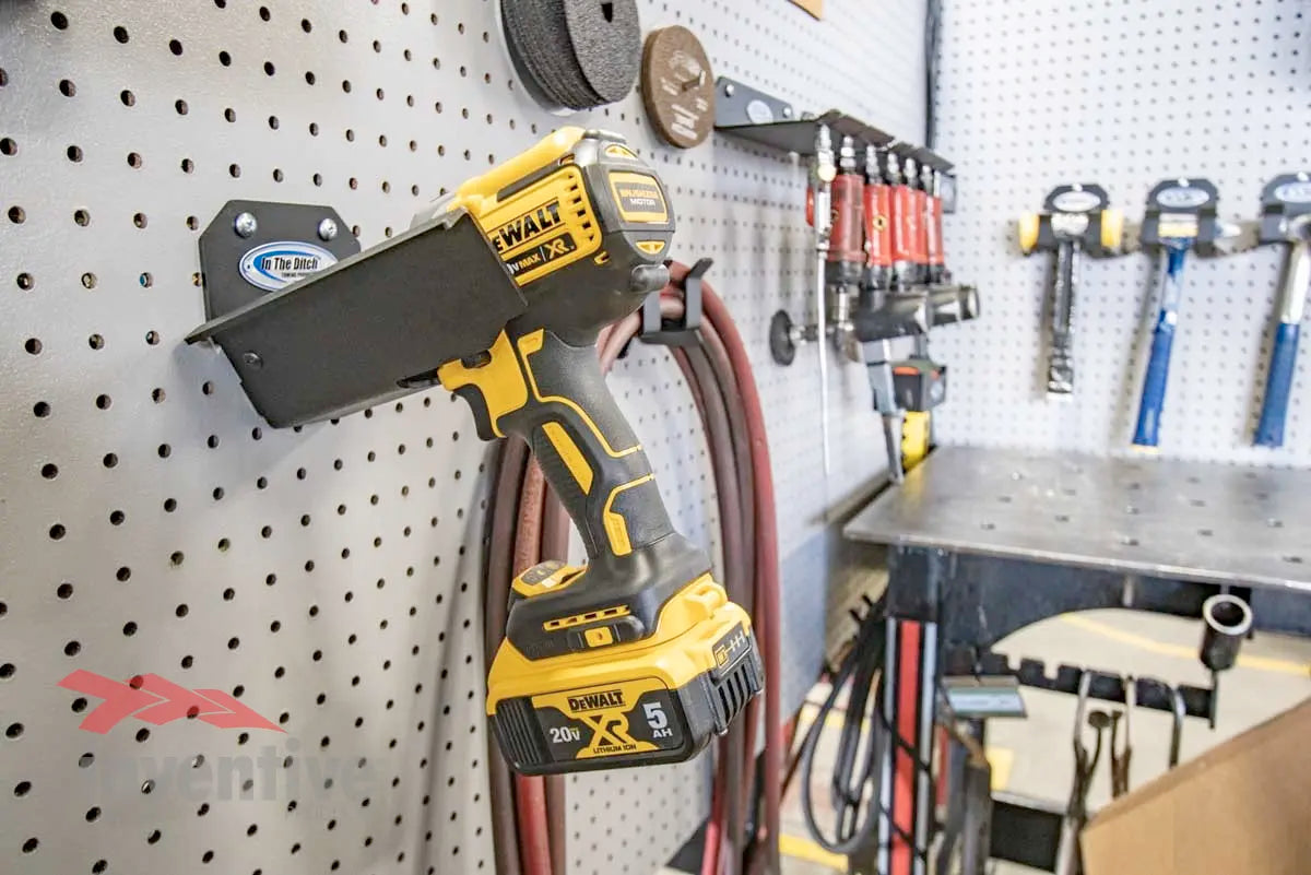 pegboard storage wall mount drill
