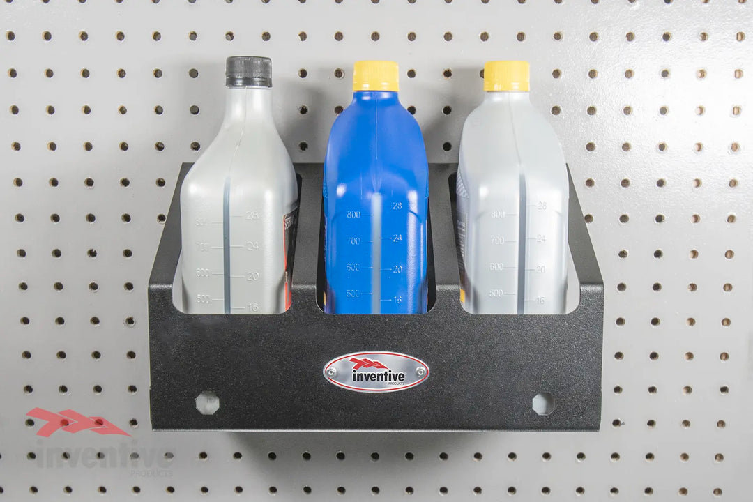 Three Can Oil Bottle Storage Racks - Inventive Products