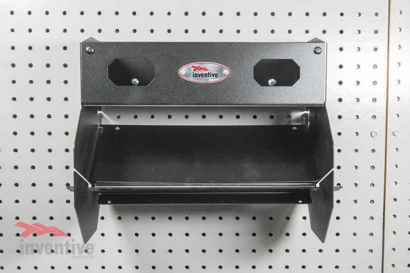 Load image into Gallery viewer, pegboard wall paper towel holder
