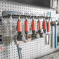 pneumatic air tool holder pegboard wall