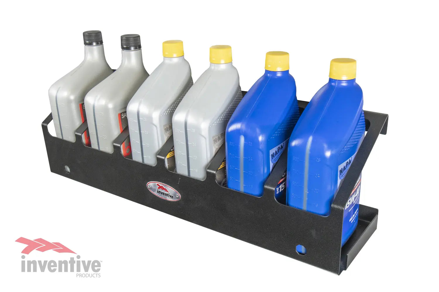 Six Can Oil Bottle Storage Racks - Inventive Products