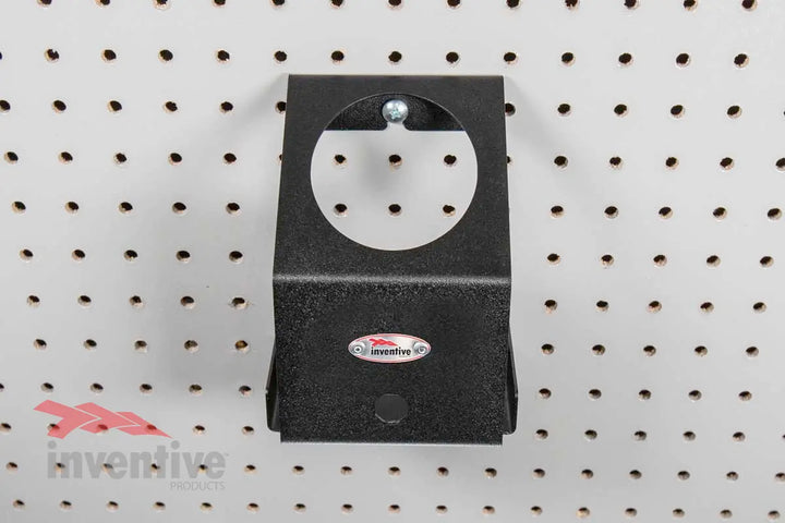 spray can holder on pegboard