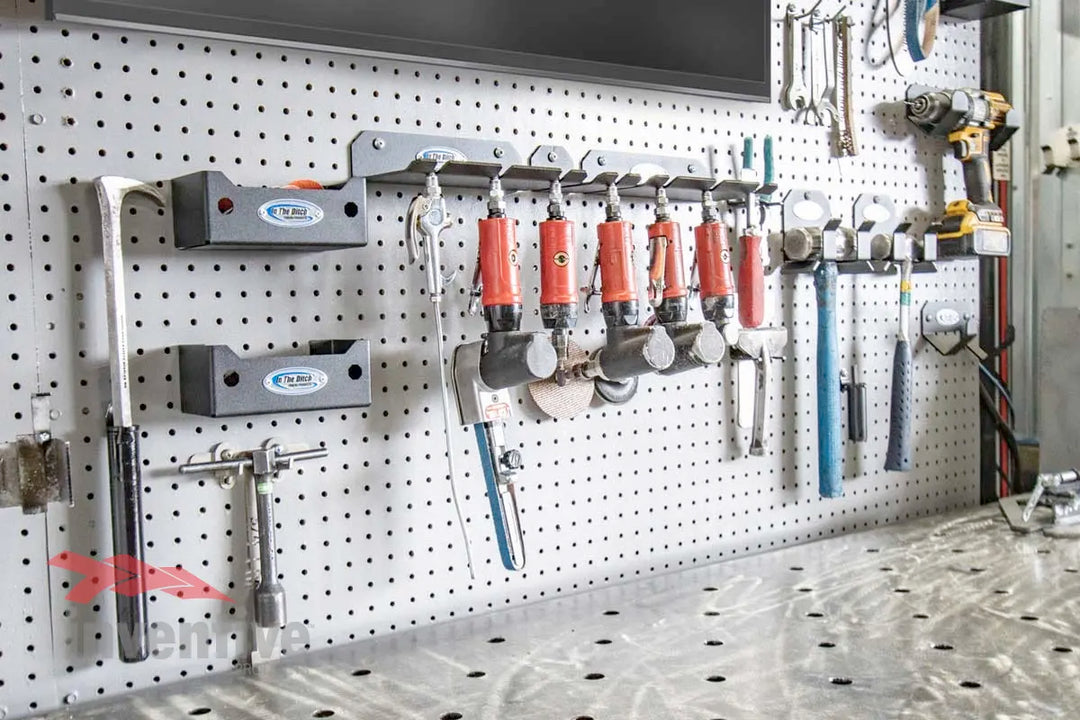 storage for garage wall air tools