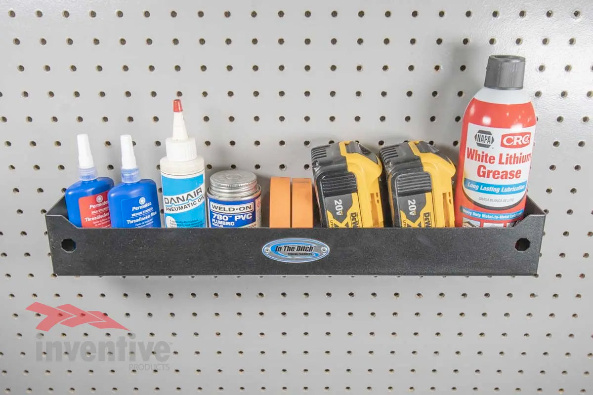 storage pegboard wall shelf