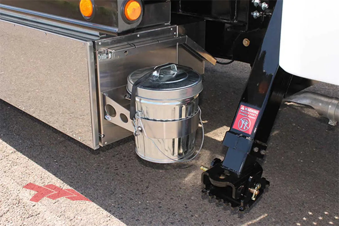 tow truck accessories trash can mount
