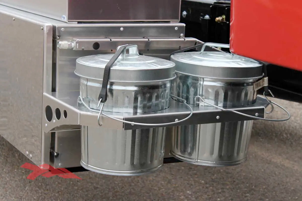 trash can holder two