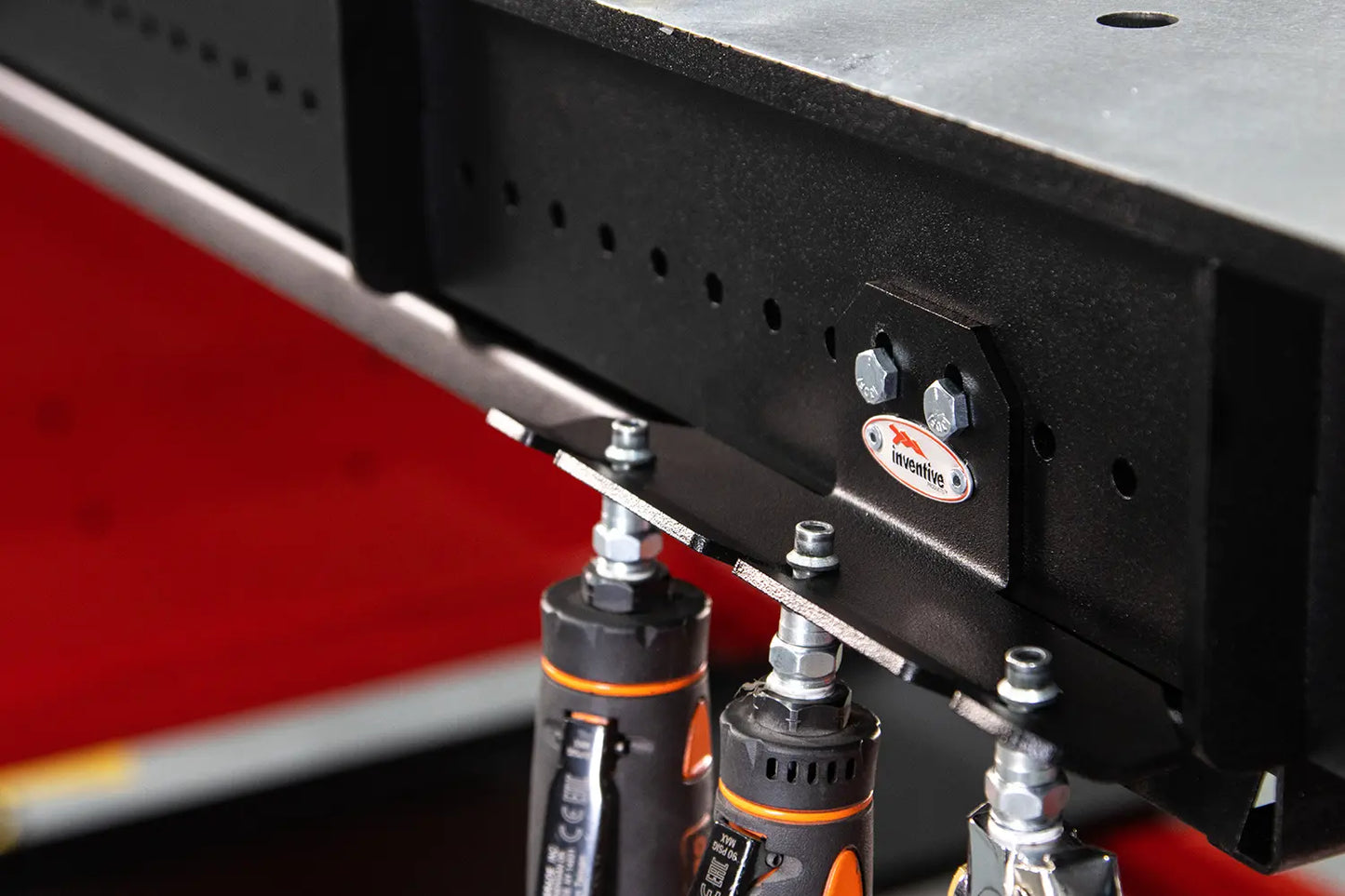 Powerlift Weld Table Triple Position Air Tool Holder