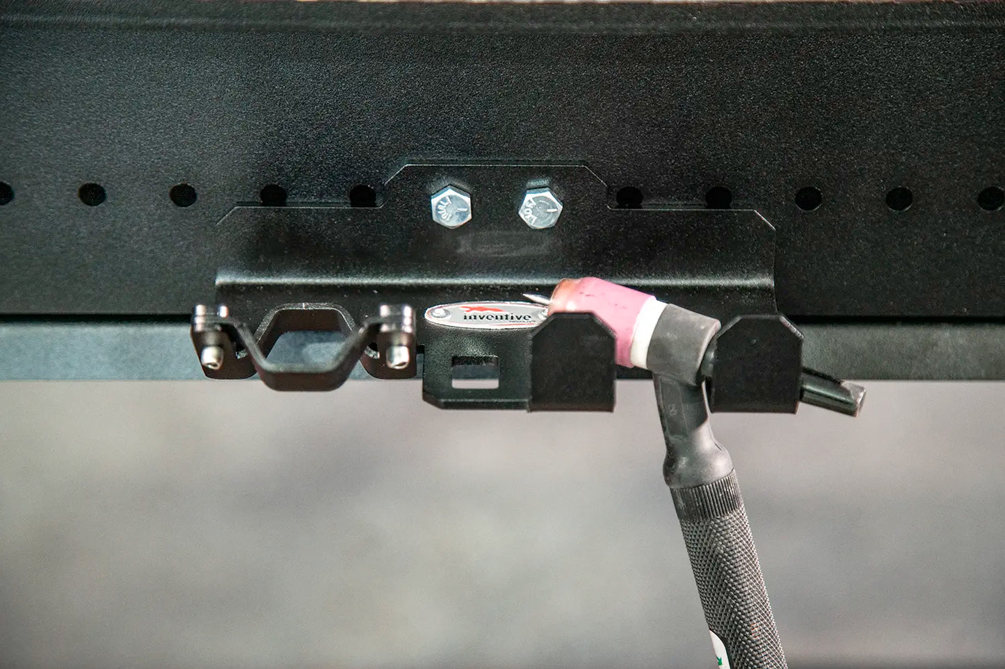 welding table side mount to hold torches